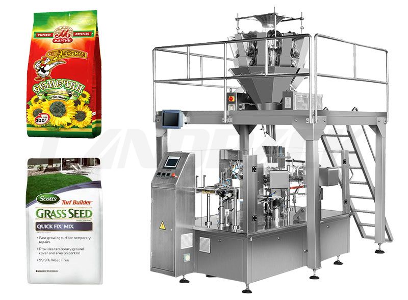 Automatic Vegetable Seeds Premade Pouch Rotary Packing Machine LD-8200A