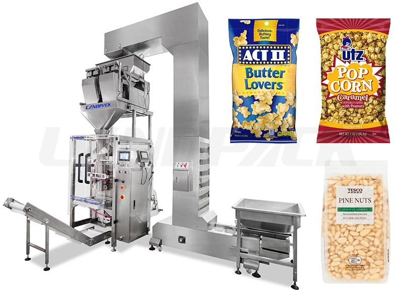Automatic Vertica Pouch Packaging Machine For Popcorn/ Chips/ Nut