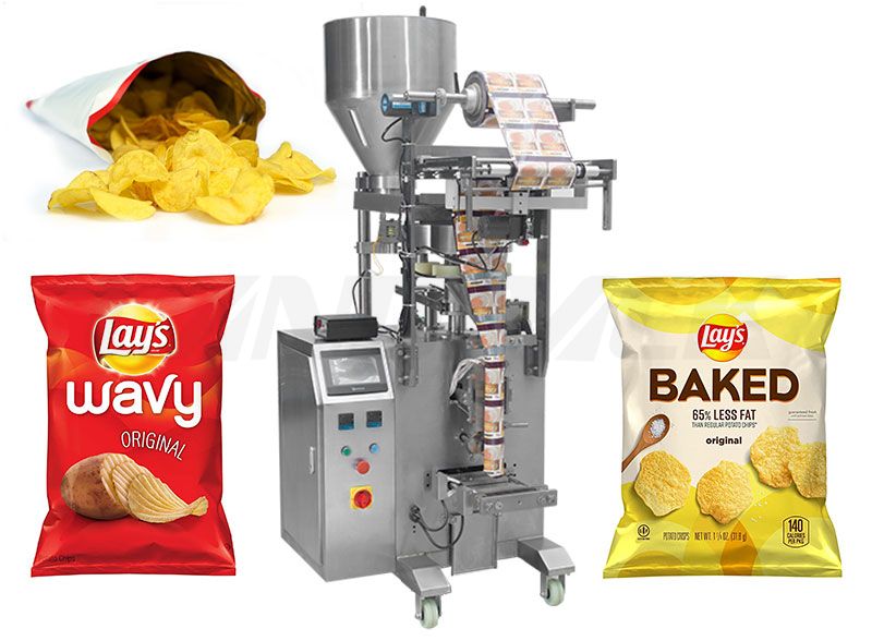 Automatic Chips/ Crisps/ Popcorn/ Granular/ Strip and Flake Pouch Packing Machine