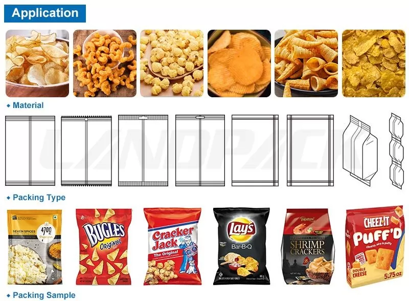 chips packing machine price