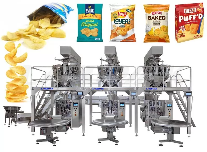 Automatic Potato Chips/ Banana Chips Weighing And Packing System