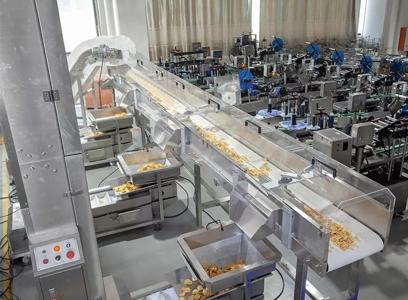 potato chips packing machine