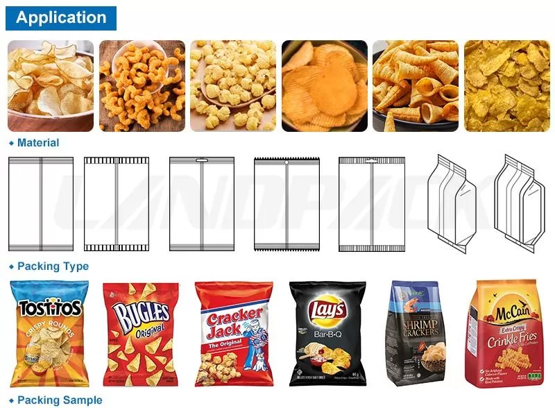 chips packing machine price