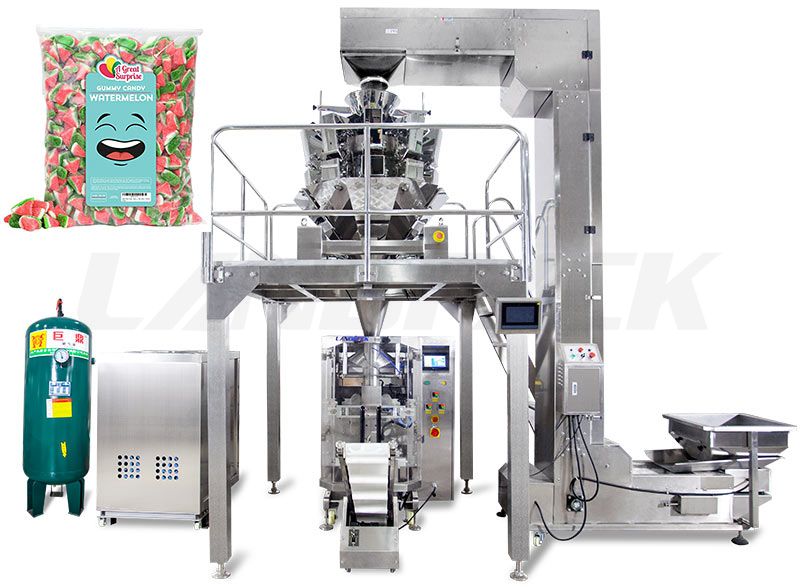 Automatic Candy Pouch Nitrogen-Filled Weighing Packing Machine