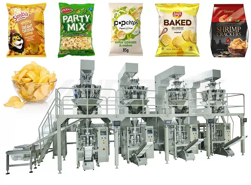 Automatic Potato Chips/ Banana Chips/ Crisp/ Plantain Chips Packaging Systems