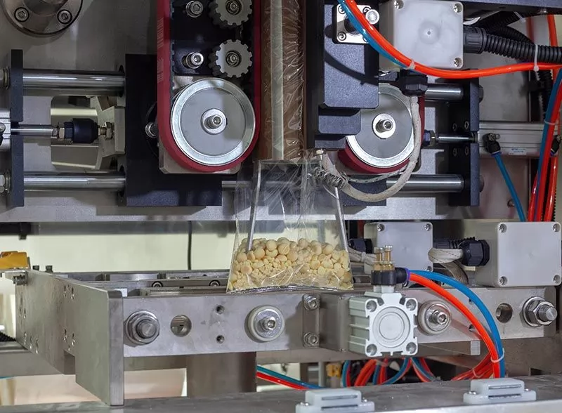 potato chip packaging machine