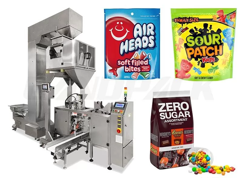 Mini Doypack Premade Sweets Bag Packing Machine