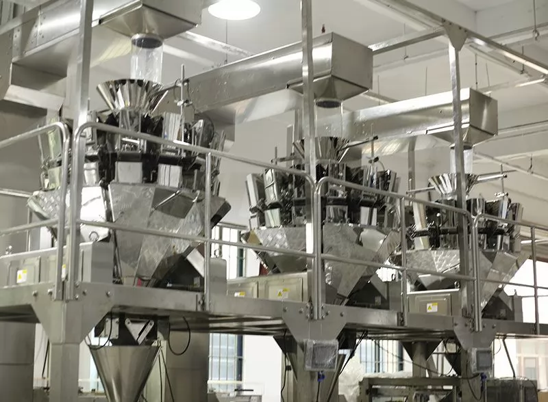 potato chip packaging machine