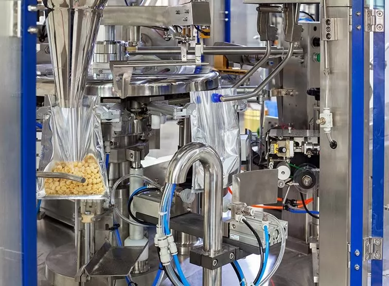 potato chip packaging machine