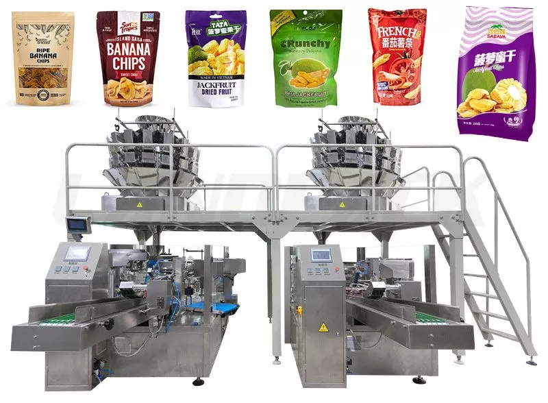 High Speed Potato Chips Premade Pouch Packing Machine