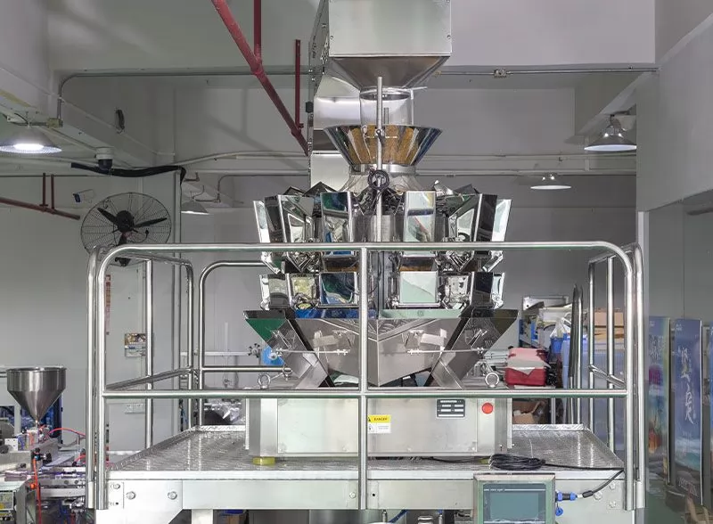 potato chip packaging machine