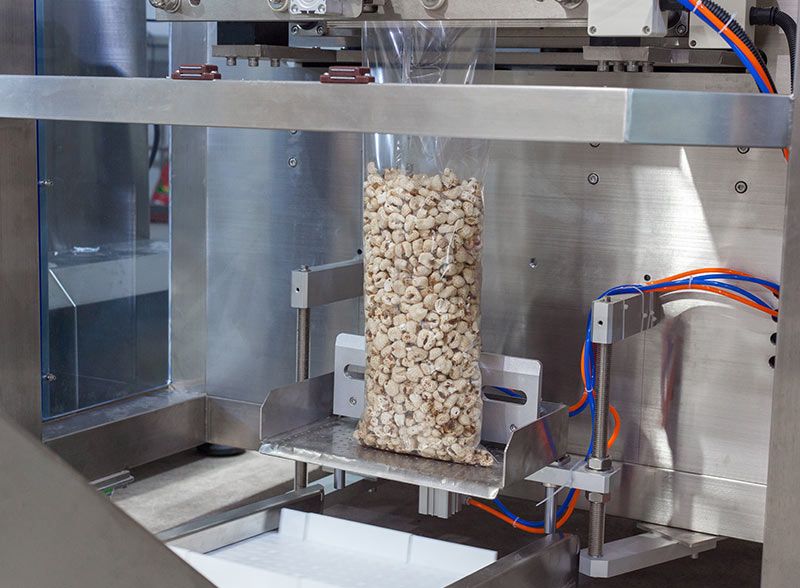 packaging system automation popcorn bag machine