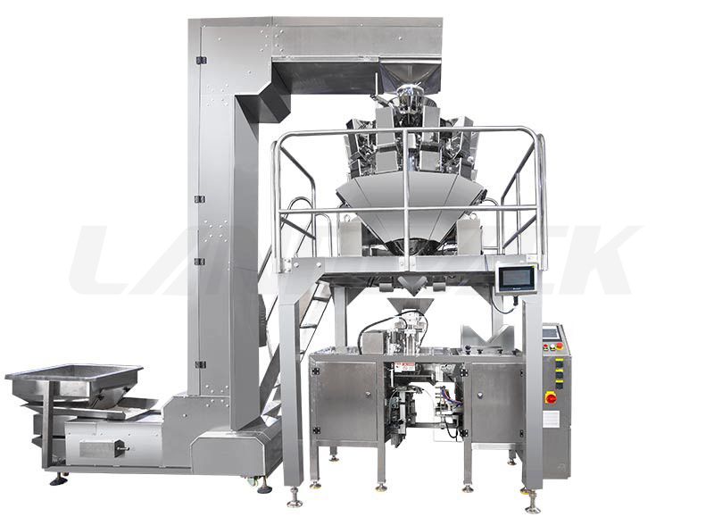 Low Cost Multihead Weigher Pouch Fill And Seal Machine