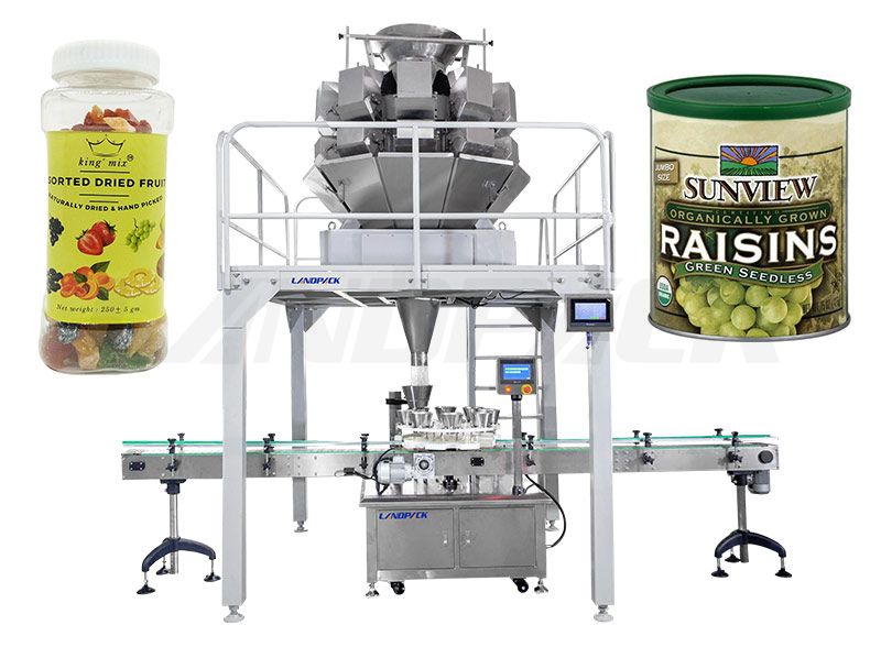 Automatic Dried Fruits Filling Machine With Multi Head Weighing