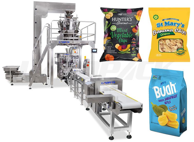 Dry Fruit Vertical Packing Machine With Metal Detector