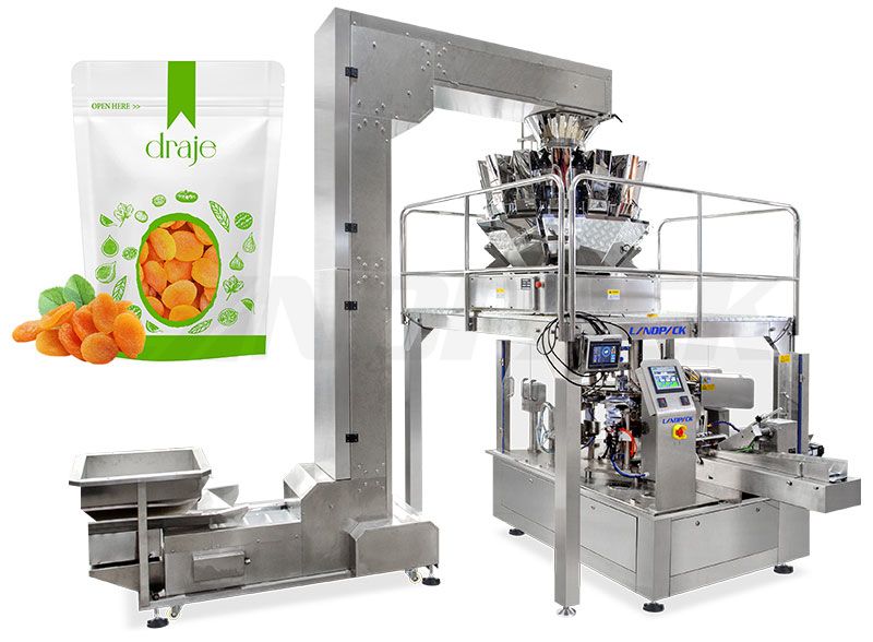 Dried Fruit Rotary Packing Machine For Premade/ Zipper Pouch