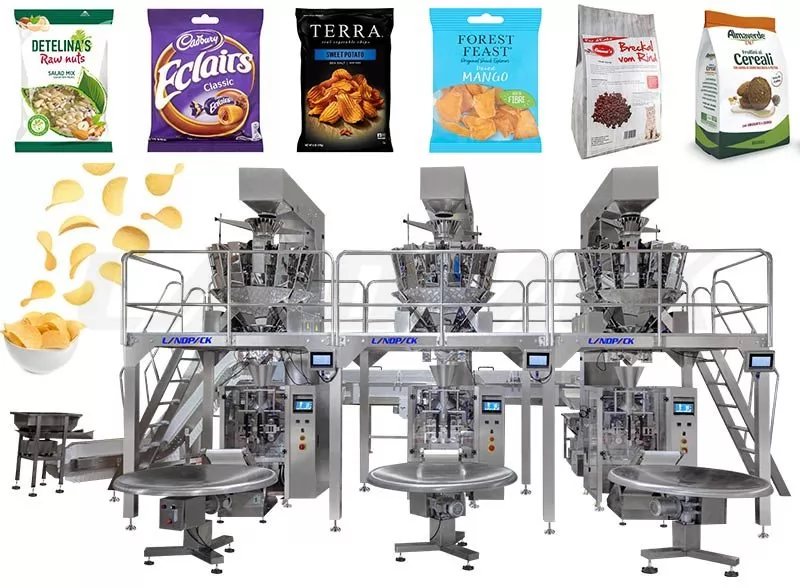 snacks packing machine