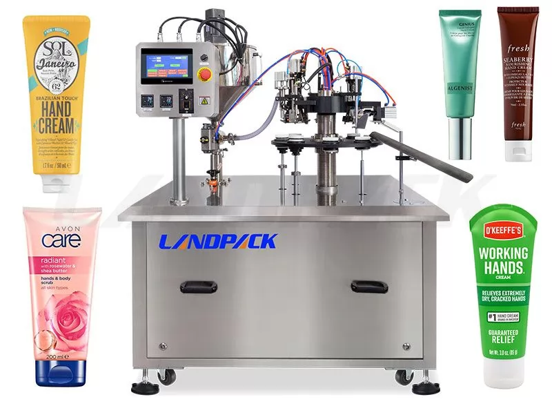 Semi-Automatic Plastic Tube Filling And Sealing Machine