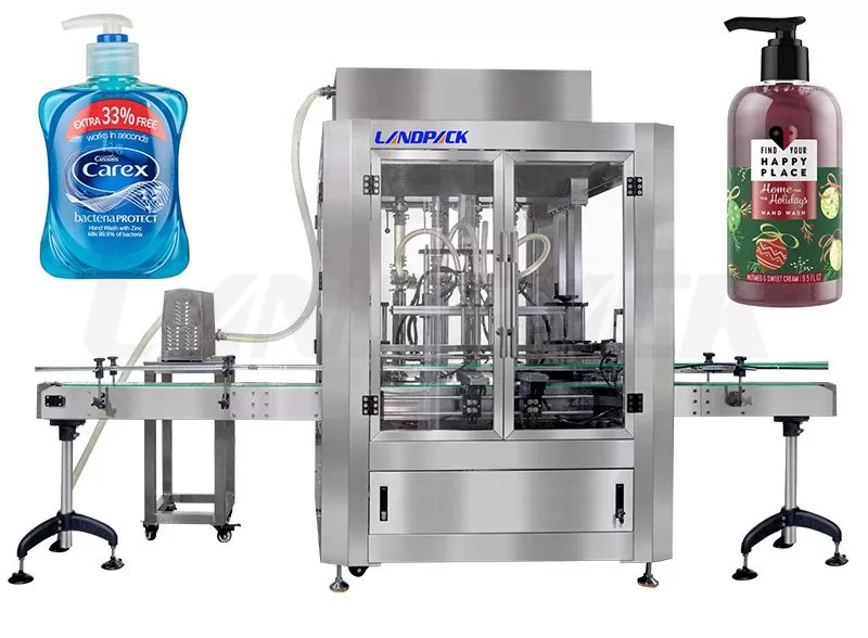 Automatic Servo Piston Type Hand Sanitizer Bottle Filling Machine