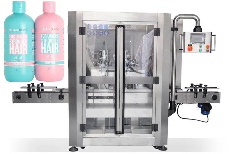 Two-Head Mobile Tracking Type Shampoo Filling Machine