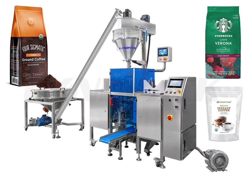 Coffee Powder Single Station Preformed Pouch Packing Machine