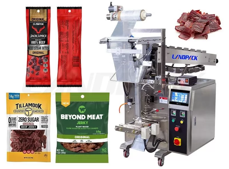 Semi-Automatic Packing Machine With Chain-type Batchers for Beef Jerky