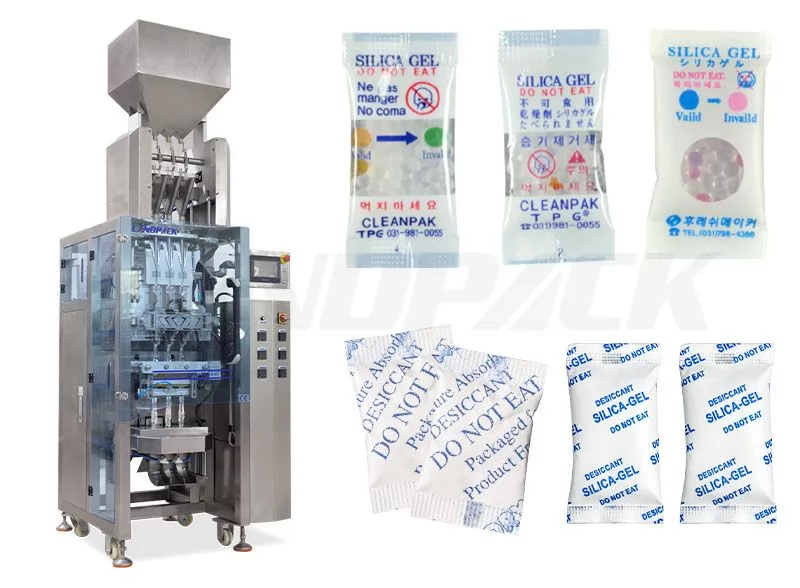 High Speed Multi Track Silica Gel Stick Packing Machine