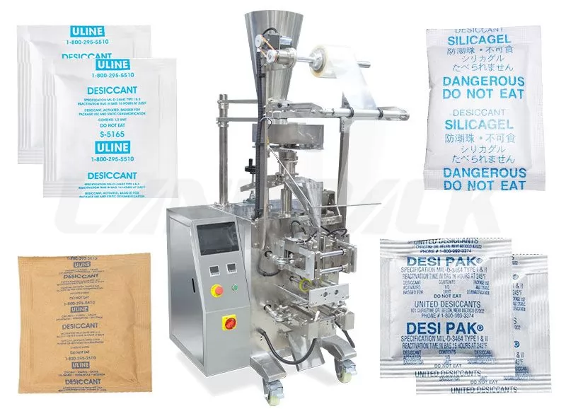 Low Cost Silica Gel 4 Side Sealing Sachet Packaging Machine