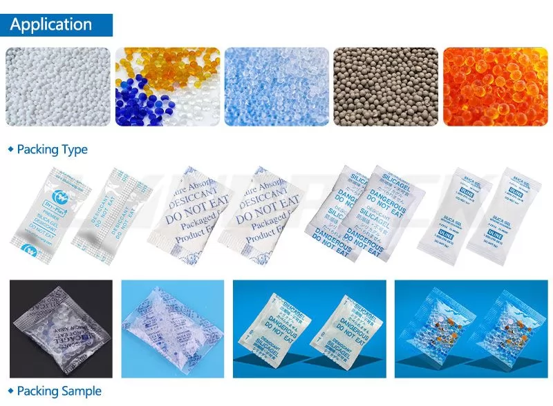 silica gel pouch packing machine