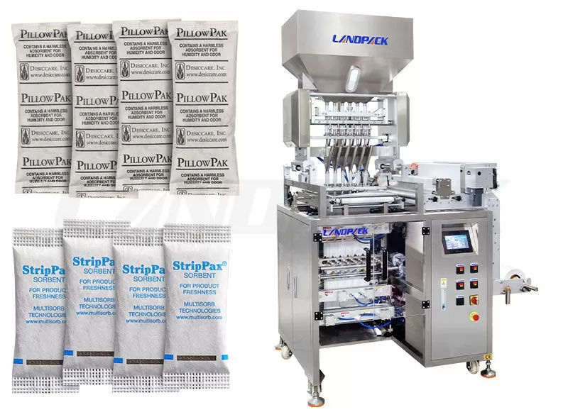 Automatic 6 Lane Silica gel/ Desiccant Stick Packaging Machine