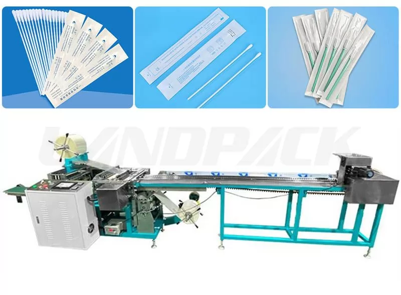 Automatic Medical Swab Packing Machine Speed Adjustable LD-327