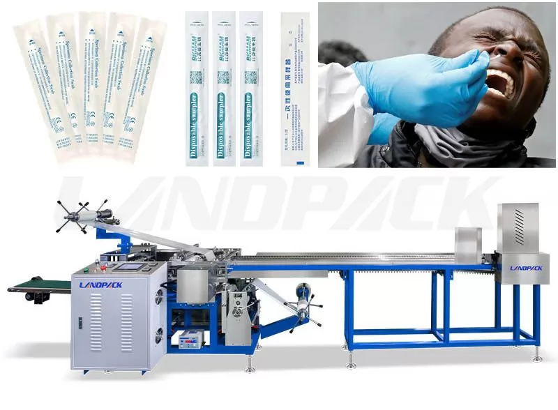 Automatic Nasal Swab Packing Machine Fast Packaging And Running Stable