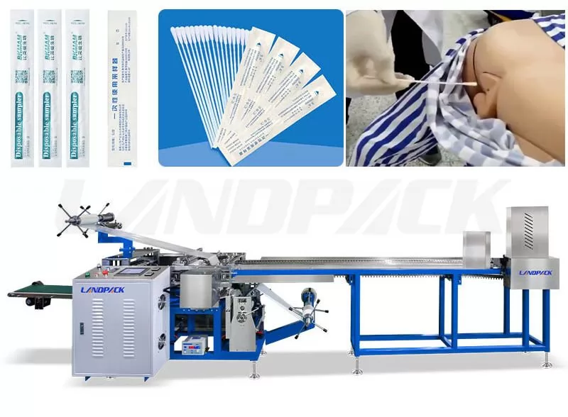 Multifunction Anal Swab Packing Machine Speeds Up To 300 Packs Per Minute