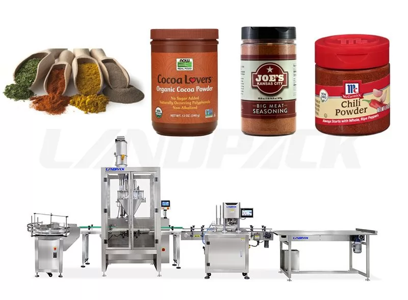 Fully Automatic Can Packing Powder Filling Machine Line