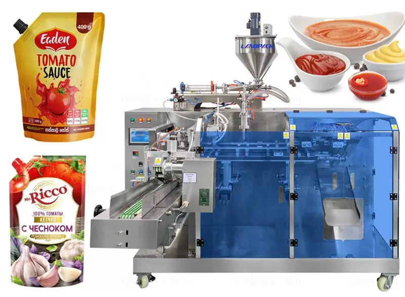 automatic spout pouch filling machine