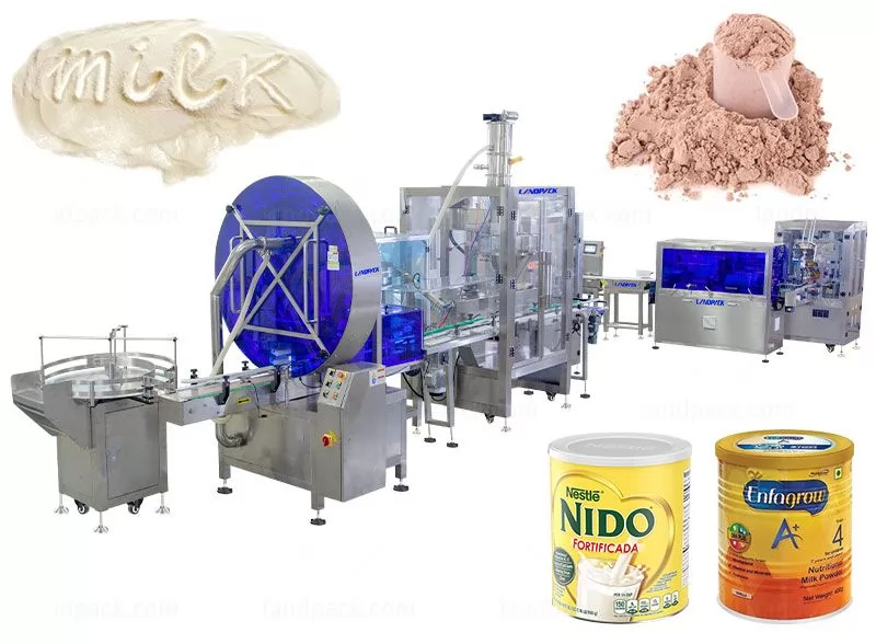 High-Precision Milk Powder/Protein Powder/Nutritional Powder Filling Line