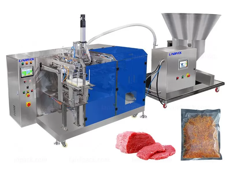 Automatic Horizontal Doypack Filling And Sealing Machine For Meat Paste