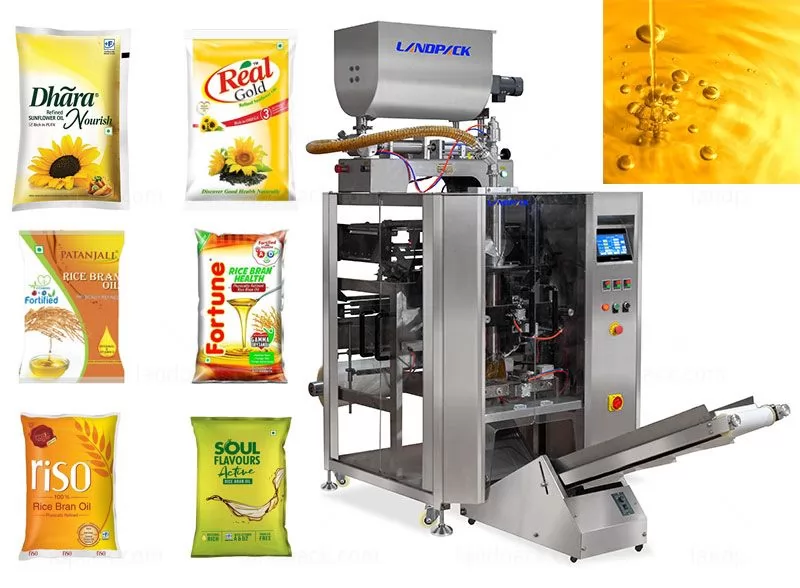 Automatic Oil Vertical Pouch Form Fill And Seal Machine