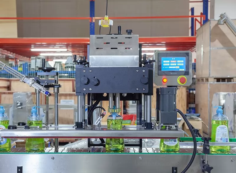 filling capping and labeling machine