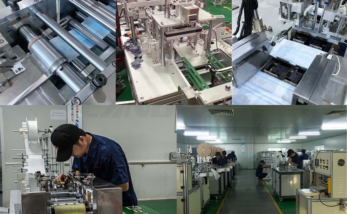 High Speed Automatic Face Masк Making Machine