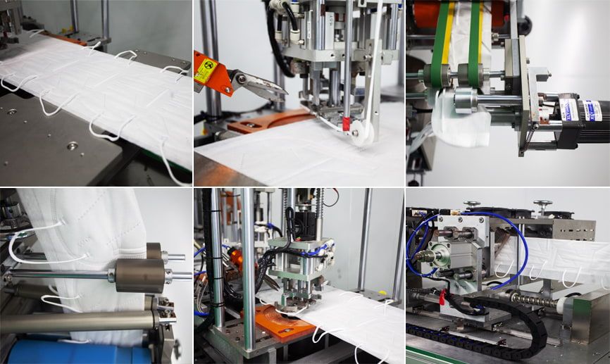 Full Automatic N 95/ KN 95 Masк Making Line