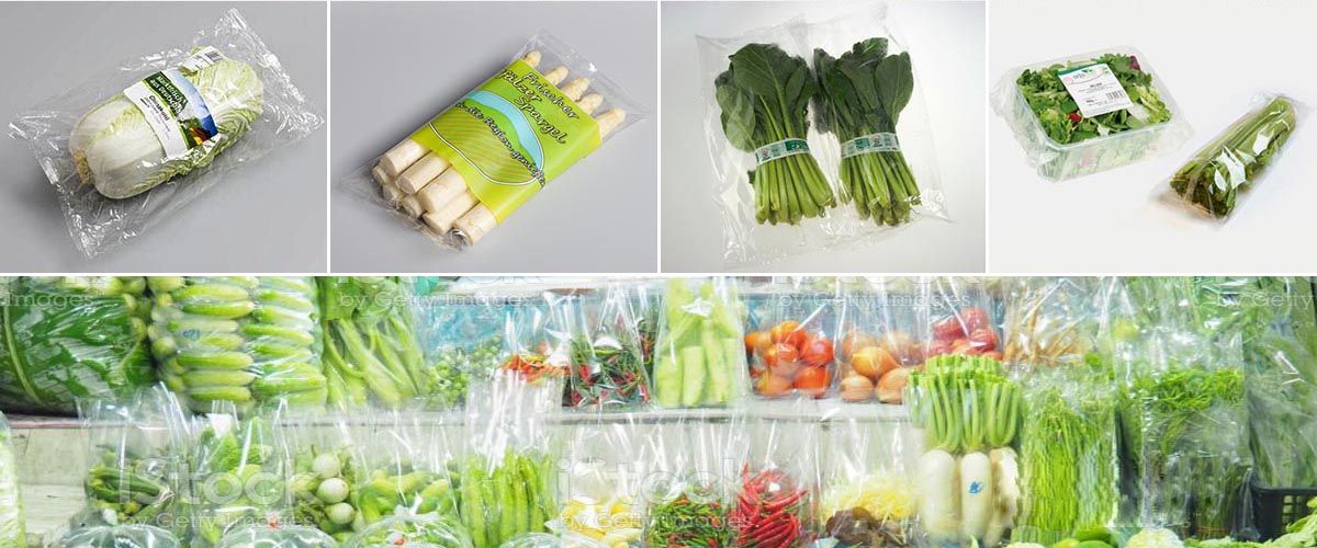 Automatic vegetable packing machine for packing lettuce, leafy, watercress etc.