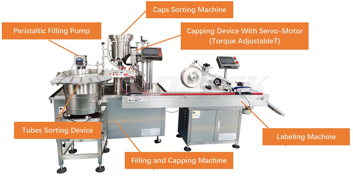 Automatic IVD Reagents Liquid Filling and Capping Machine