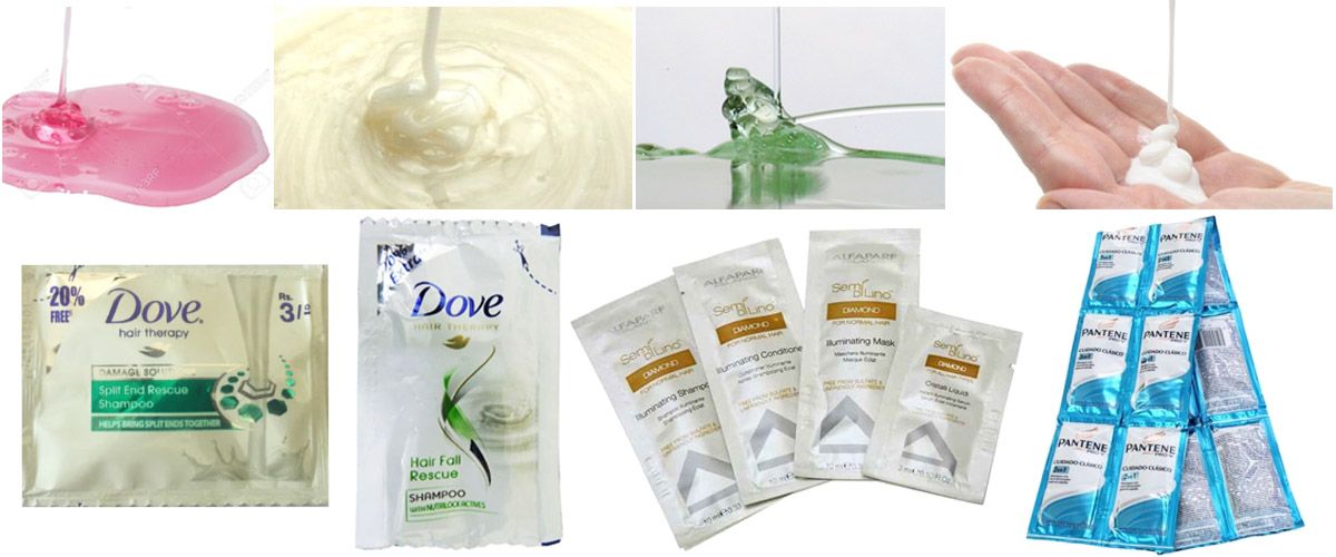 Automatic 4 Sides Seal Shampoo Sachet Packing Machine