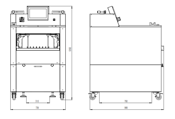 Automatic Vegetable/ Fruit/ Meat Stretch Cling Preservation Film Packing Machine