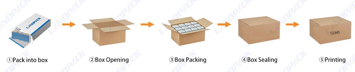 Fully Automatic Box Case Carton Erector Sealer Sealing Packing Machine System