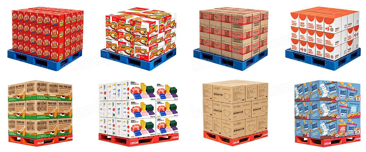 Fully Automatic Case Carton Packing Delta Robot Palletizer Packing System Fully Automatic Case Carton Packing Delta Robot Palletizer Packing System