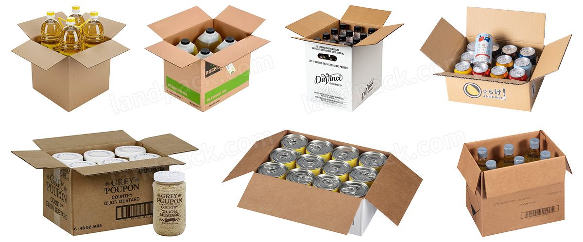 Dropping Typ Automatic Packing Line Case Packer Packaging System For Bottle Can Jar Dropping Typ Automatic Packing Line Case Packer Packaging System For Bottle Can Jar