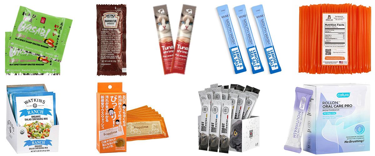 Multi Lane Liquid Stick Pack Machine With Counting Cartoning Packaging Line Multi Lane Liquid Stick Pack Machine With Counting Cartoning Packaging Line