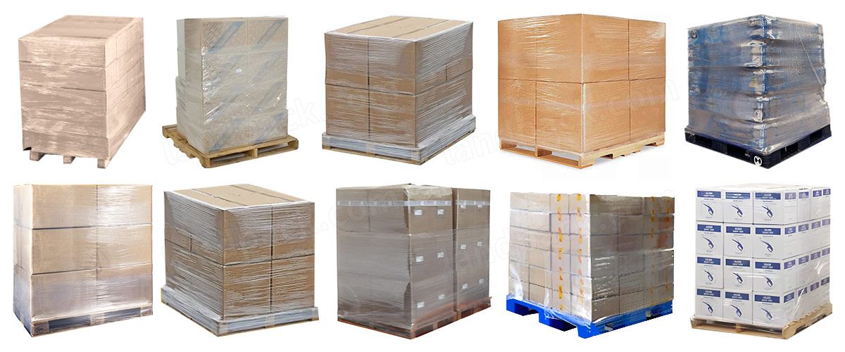 End of Line Carton Erector Sealer Pouch Case Packer Robot Palletizing Packaging System End of Line Carton Erector Sealer Pouch Case Packer Robot Palletizing Packaging System